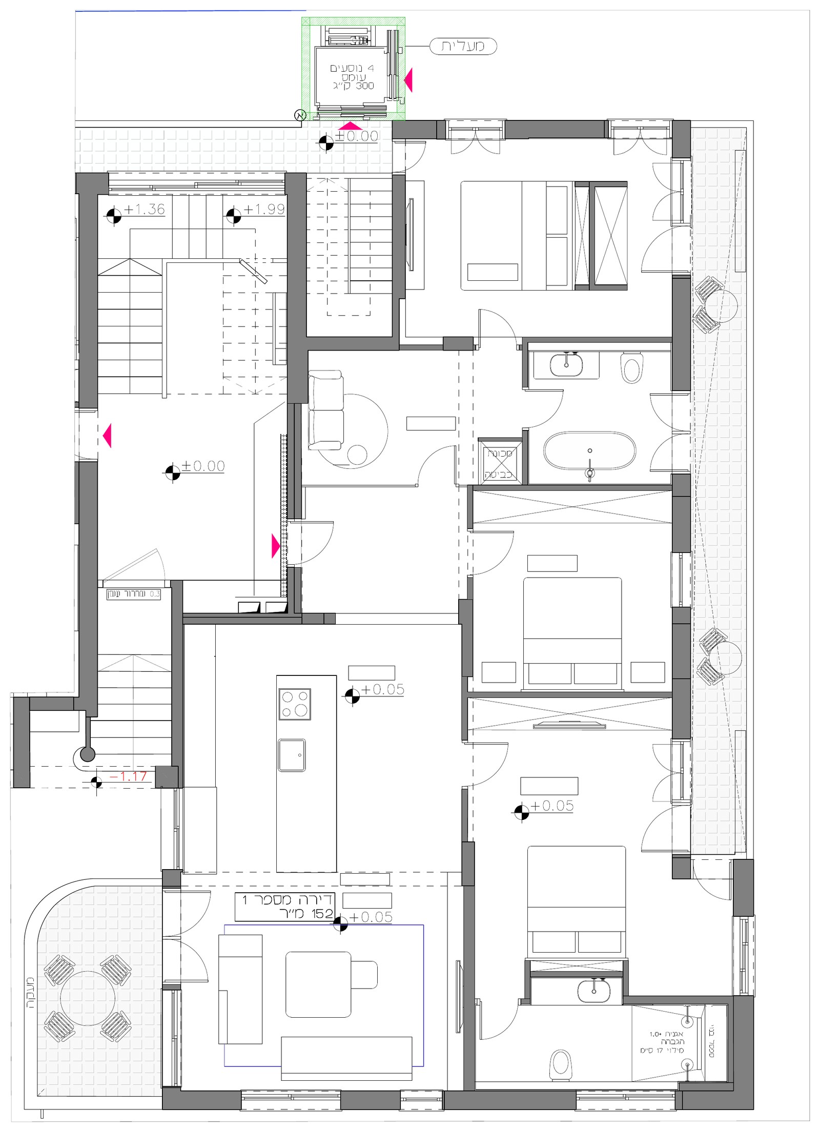 The Architect, floor plan, Hayarkon 70